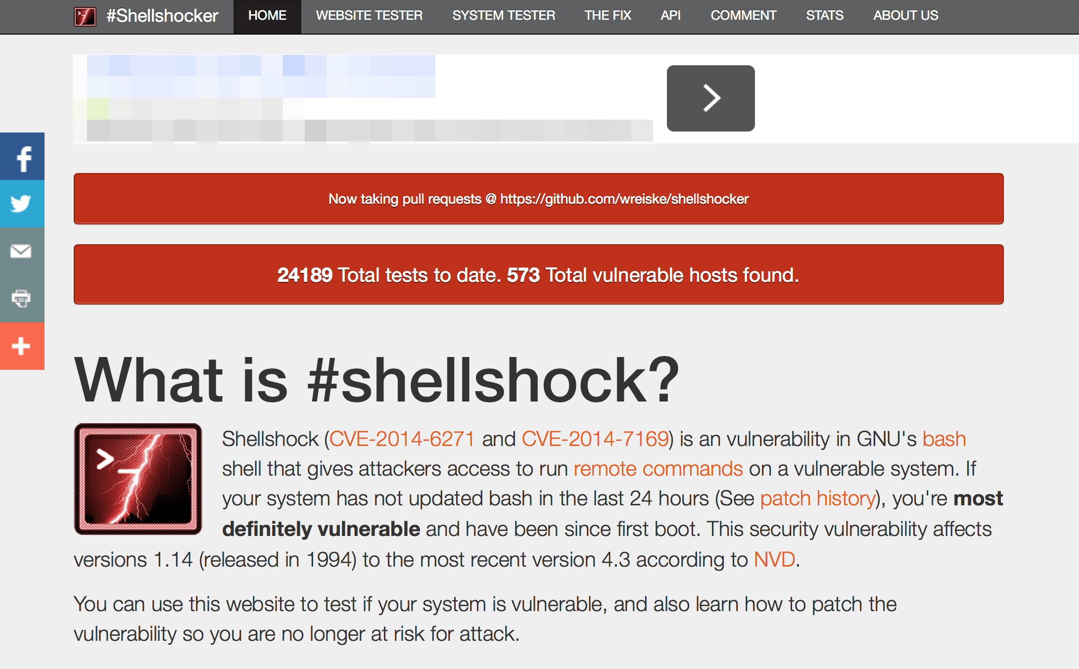 Shell Shock (Bash Bug)