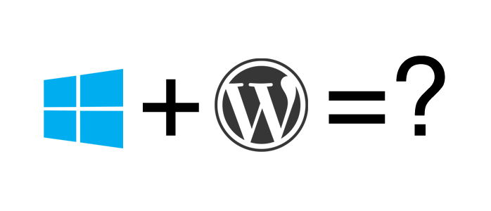 Windows and WordPress